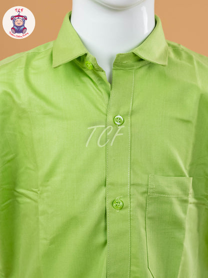 Pista Green -  Boys Readymade Dhotis & Shirts