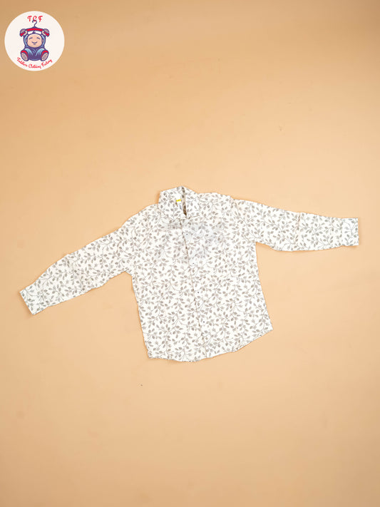 Cream - Boys Readymade Shirt