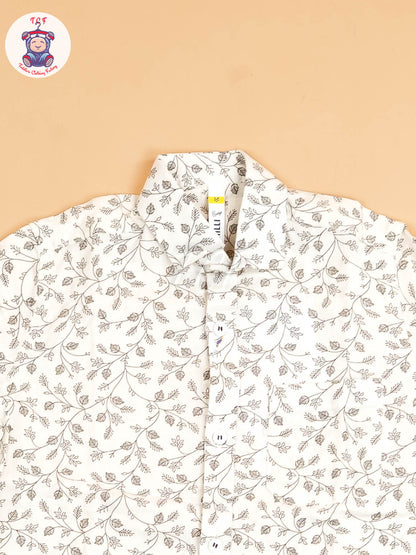 Cream - Boys Readymade Shirt