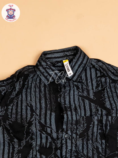 Black - Boys Readymade Shirt