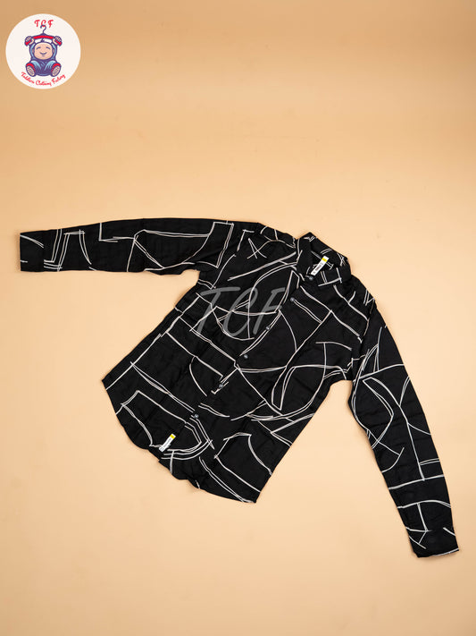 Black - Boys Readymade Shirt