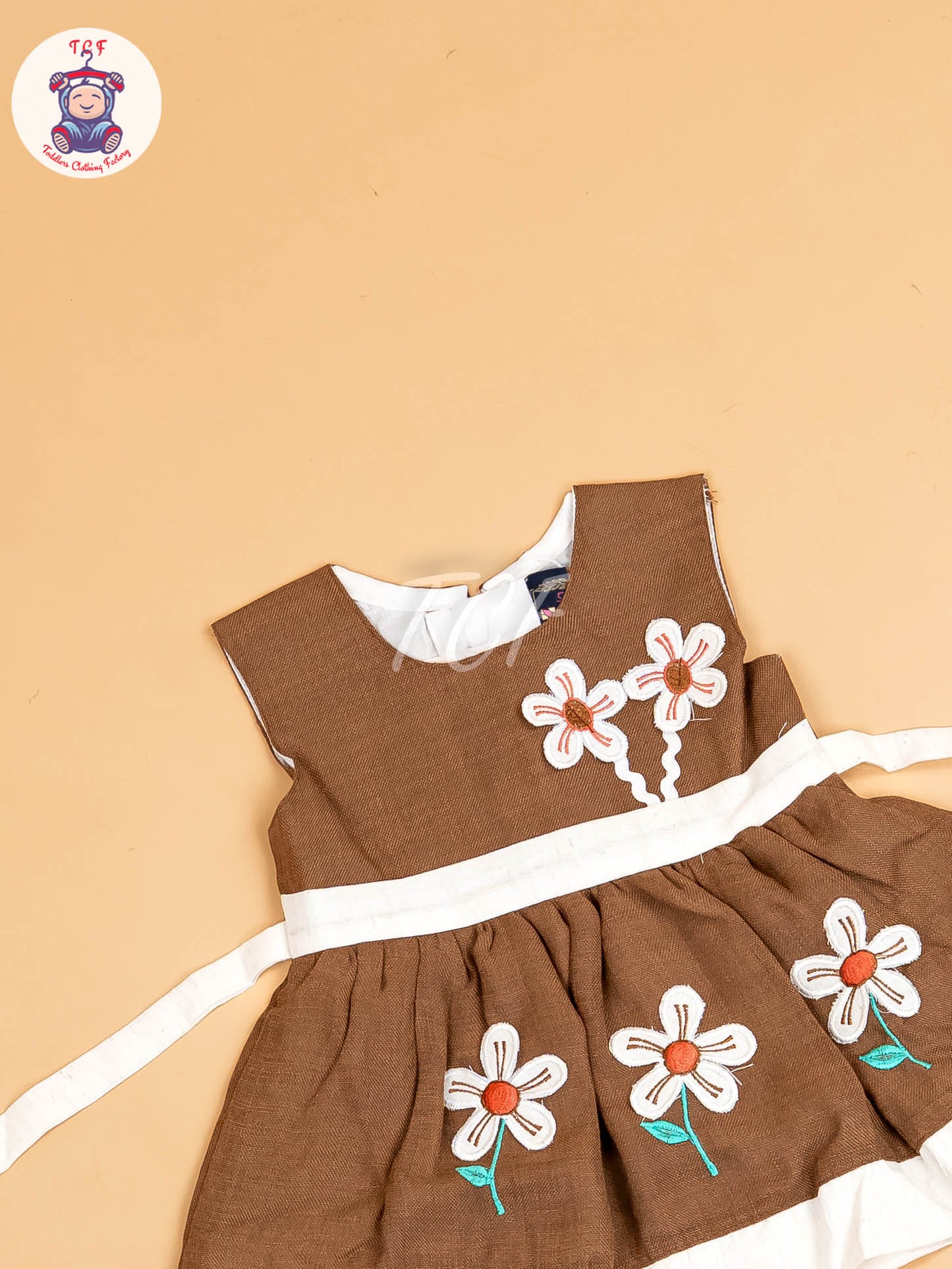 Grey - Girls Printed Ethnic Frock
