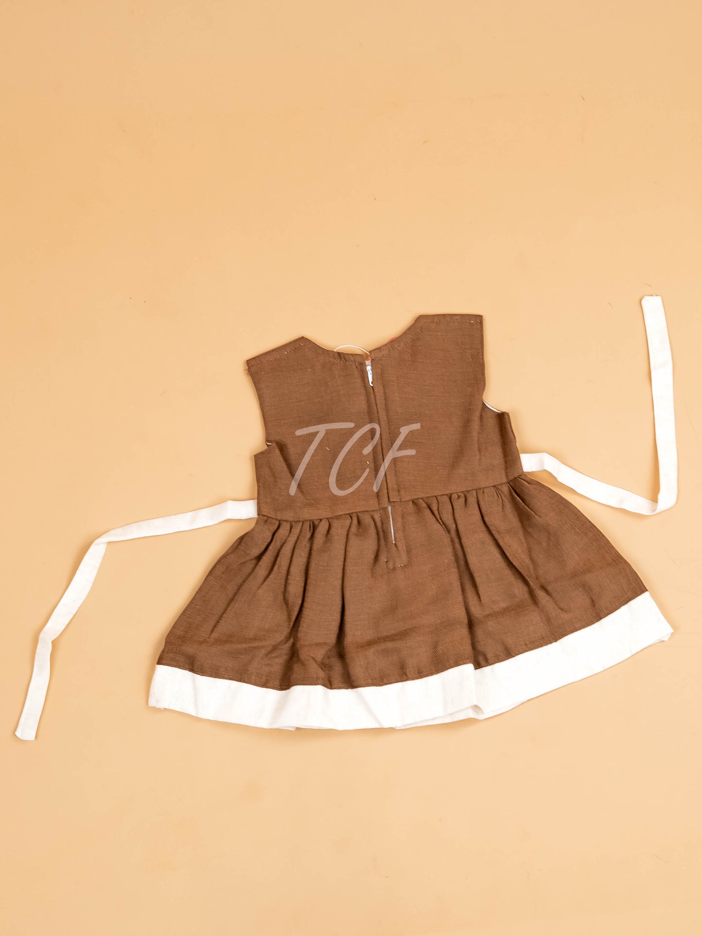 Grey - Girls Printed Ethnic Frock