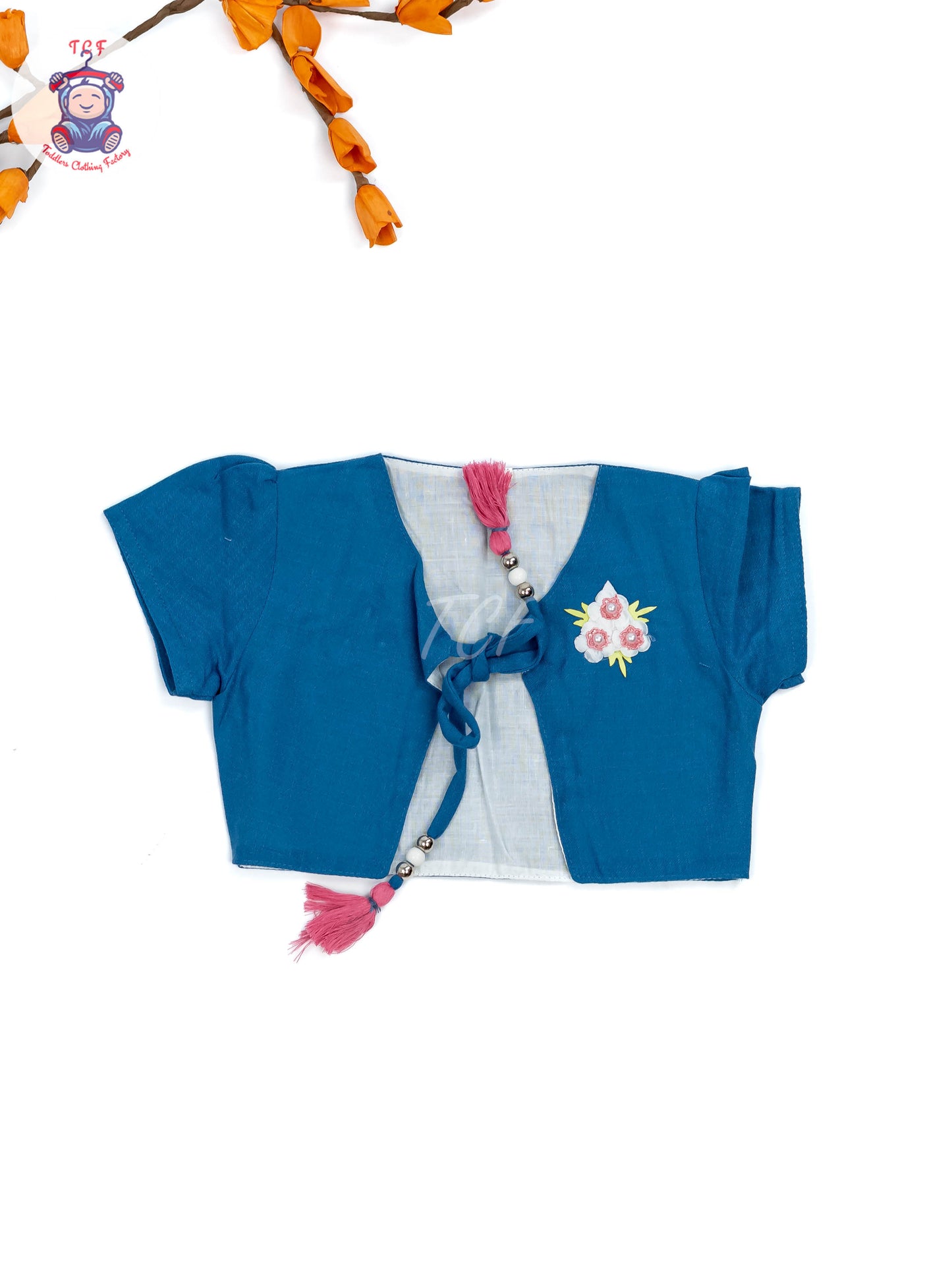 Half White - Girls Readymade Cotton Frocks