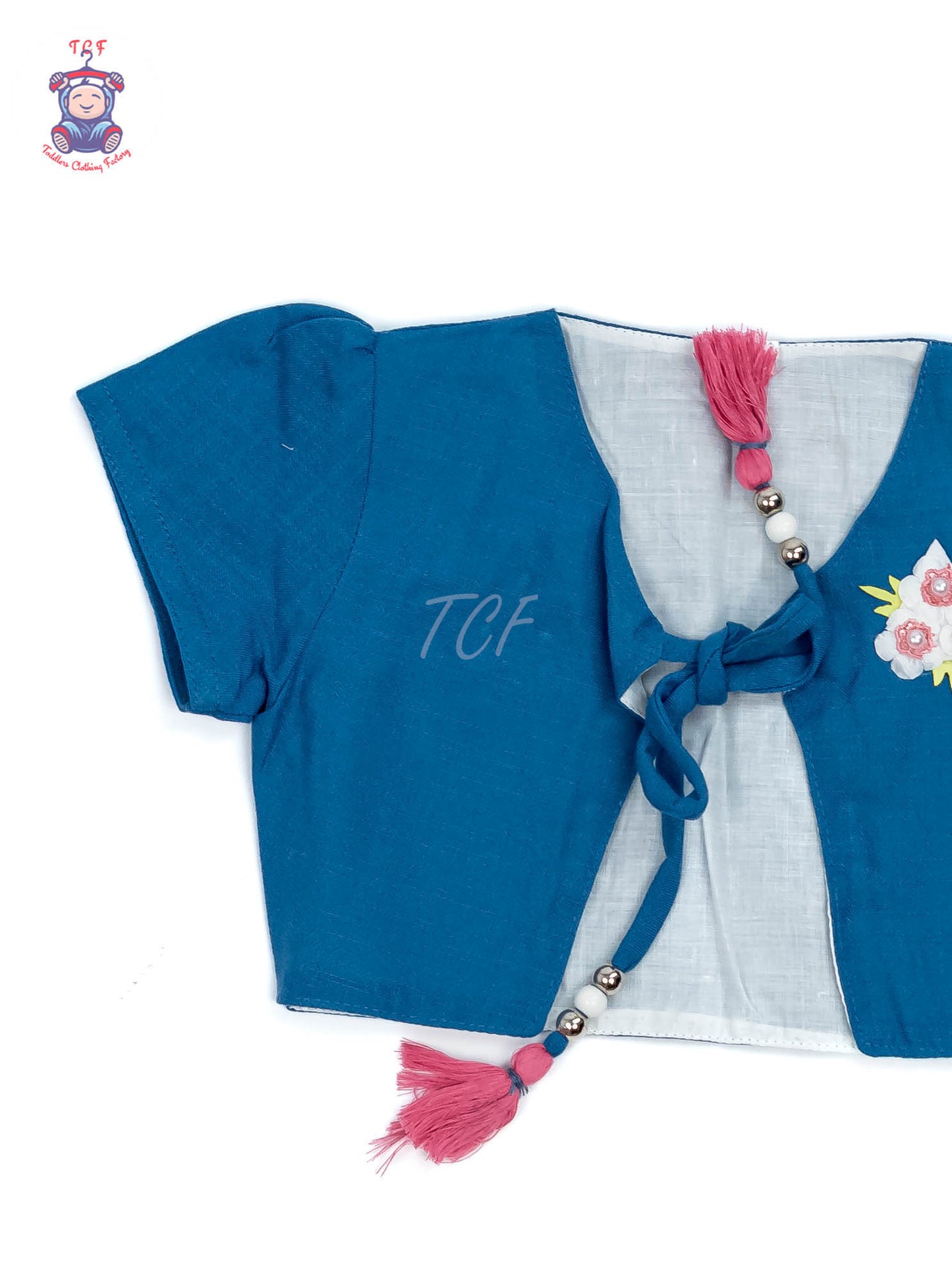 Half White - Girls Readymade Cotton Frocks