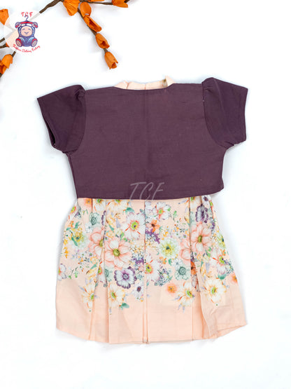 Light Pink - Girls Readymade Cotton Frocks