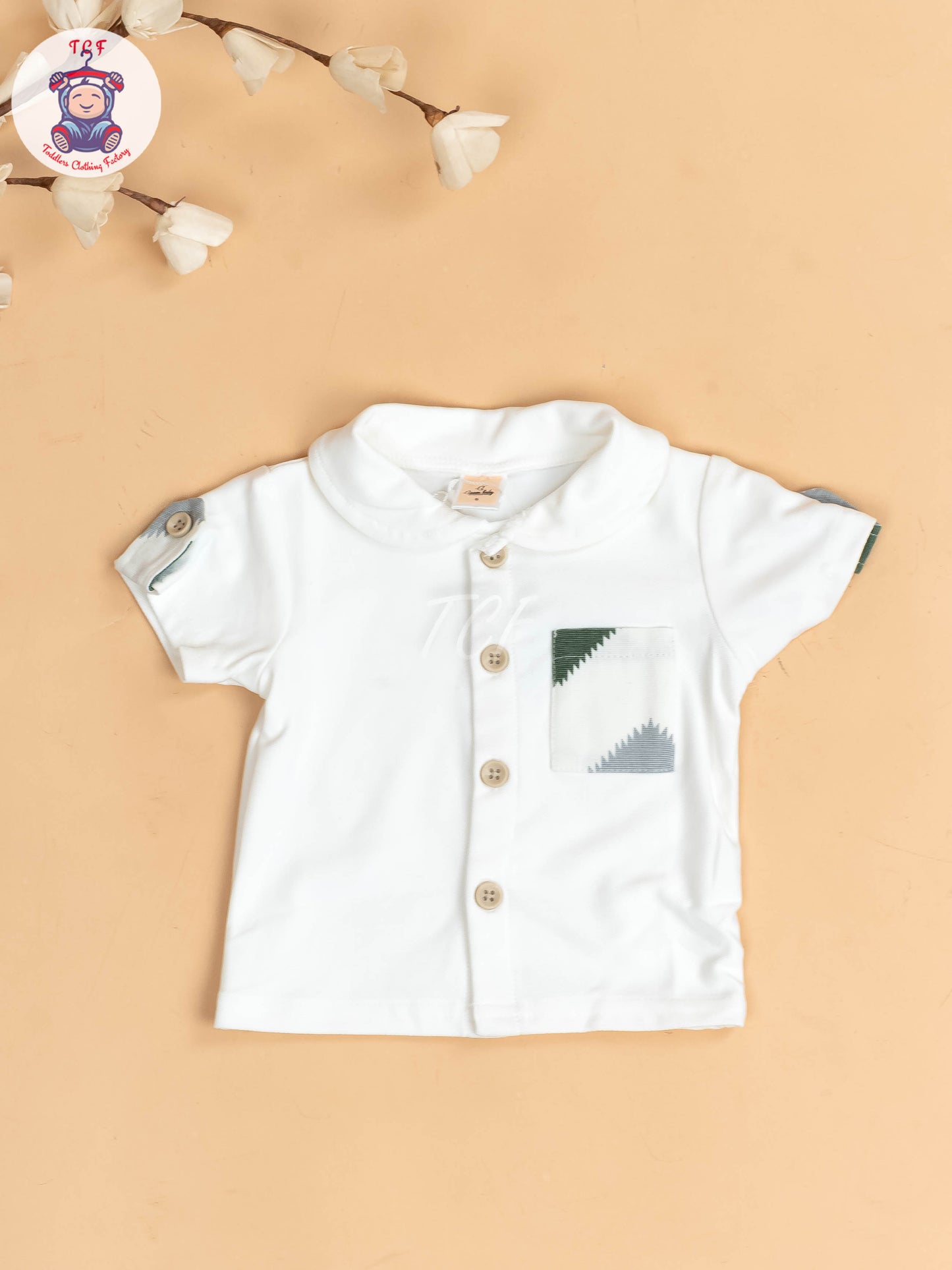 White & Green - Readymade T-Shirts & Shorts