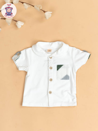 White & Green - Readymade T-Shirts & Shorts
