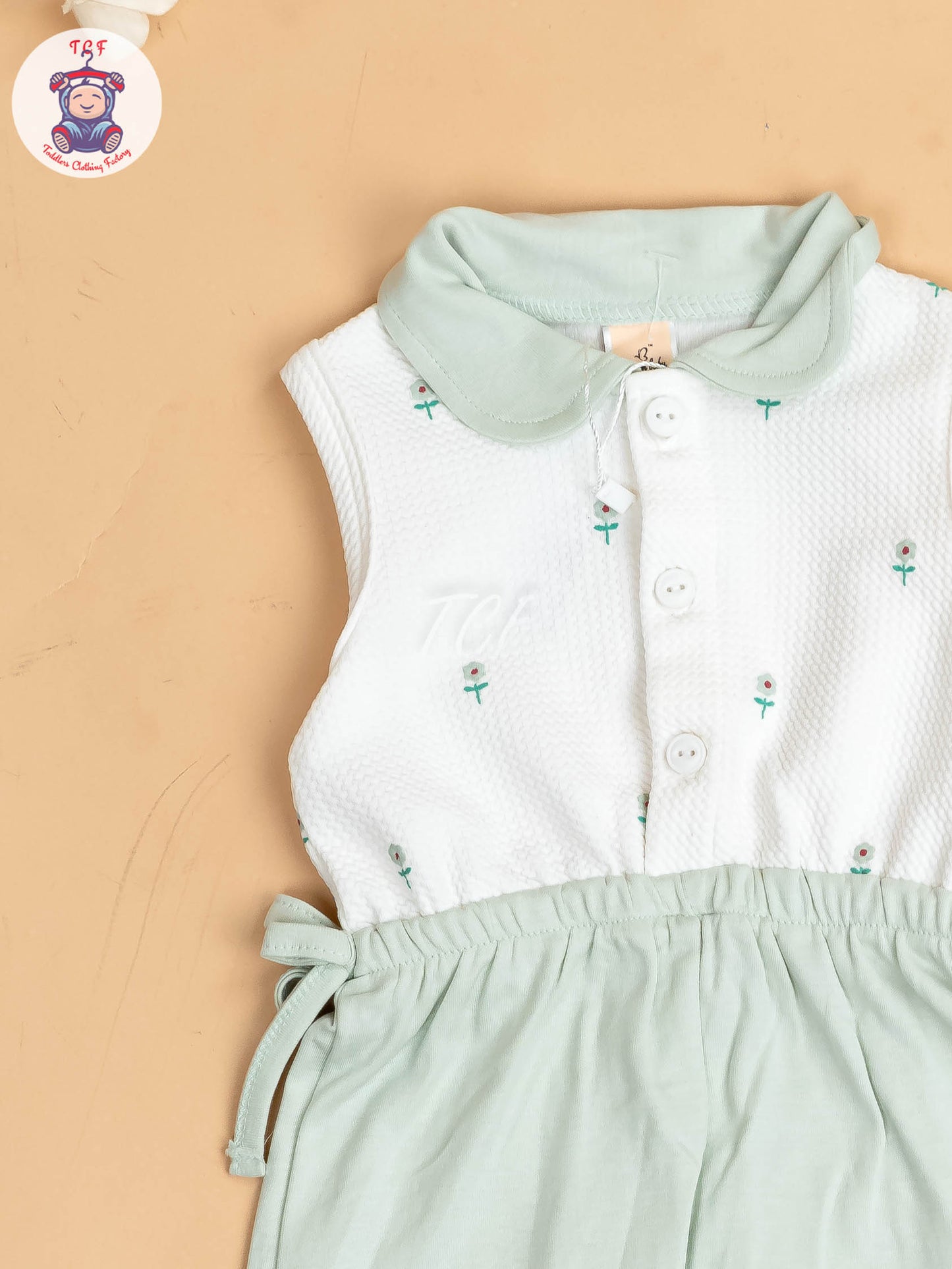 White & Green - Girls Co-ords