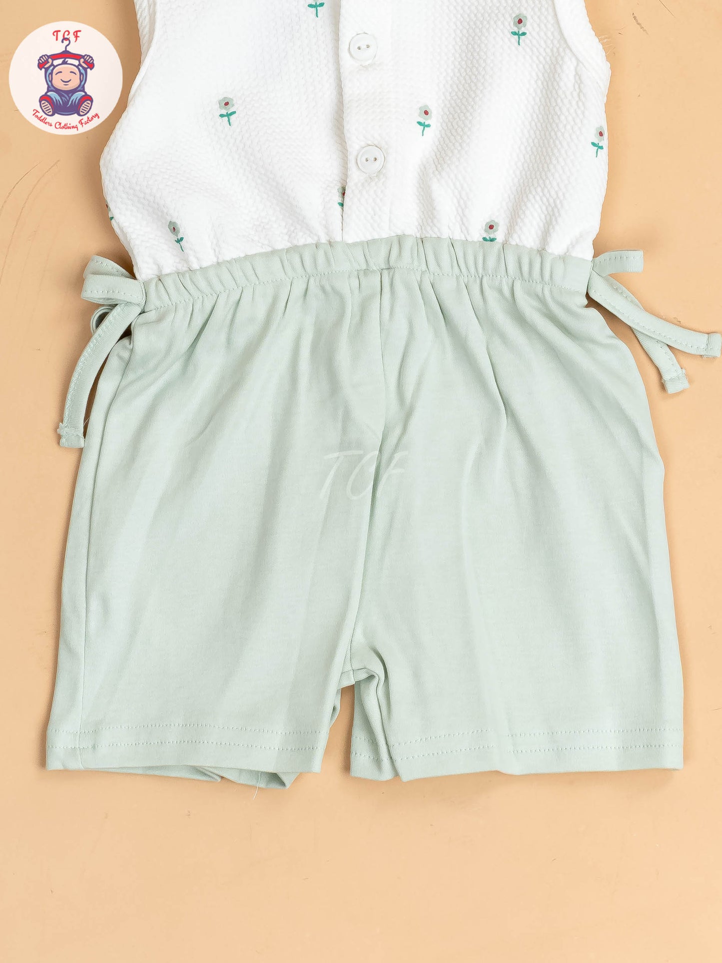 White & Green - Girls Co-ords
