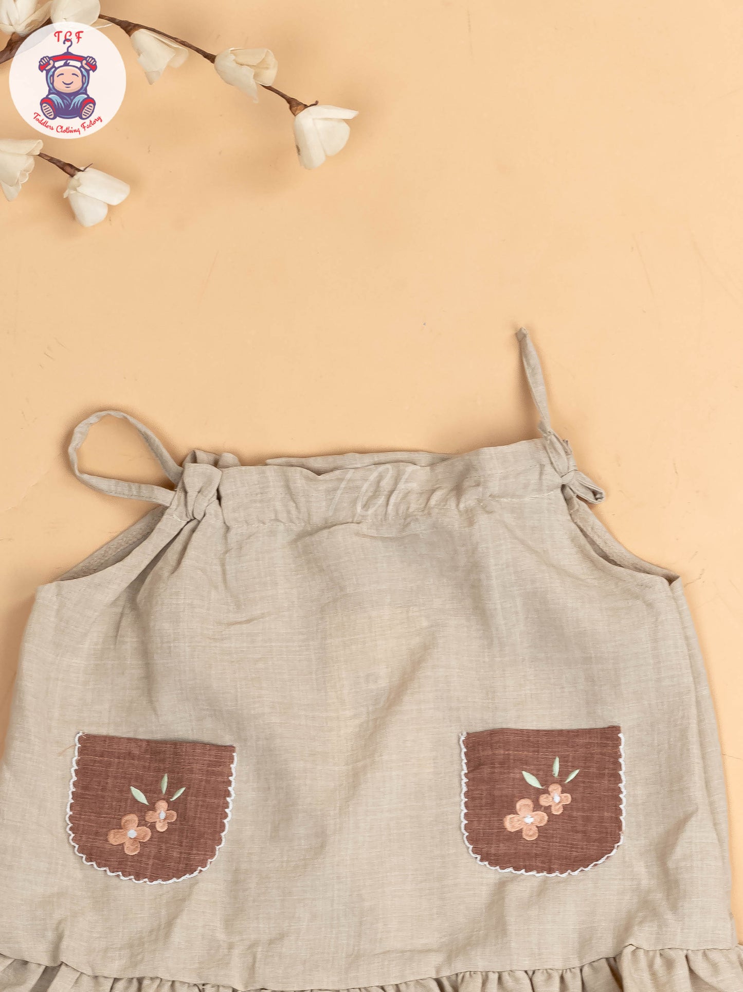 Beige - Cotton Frocks