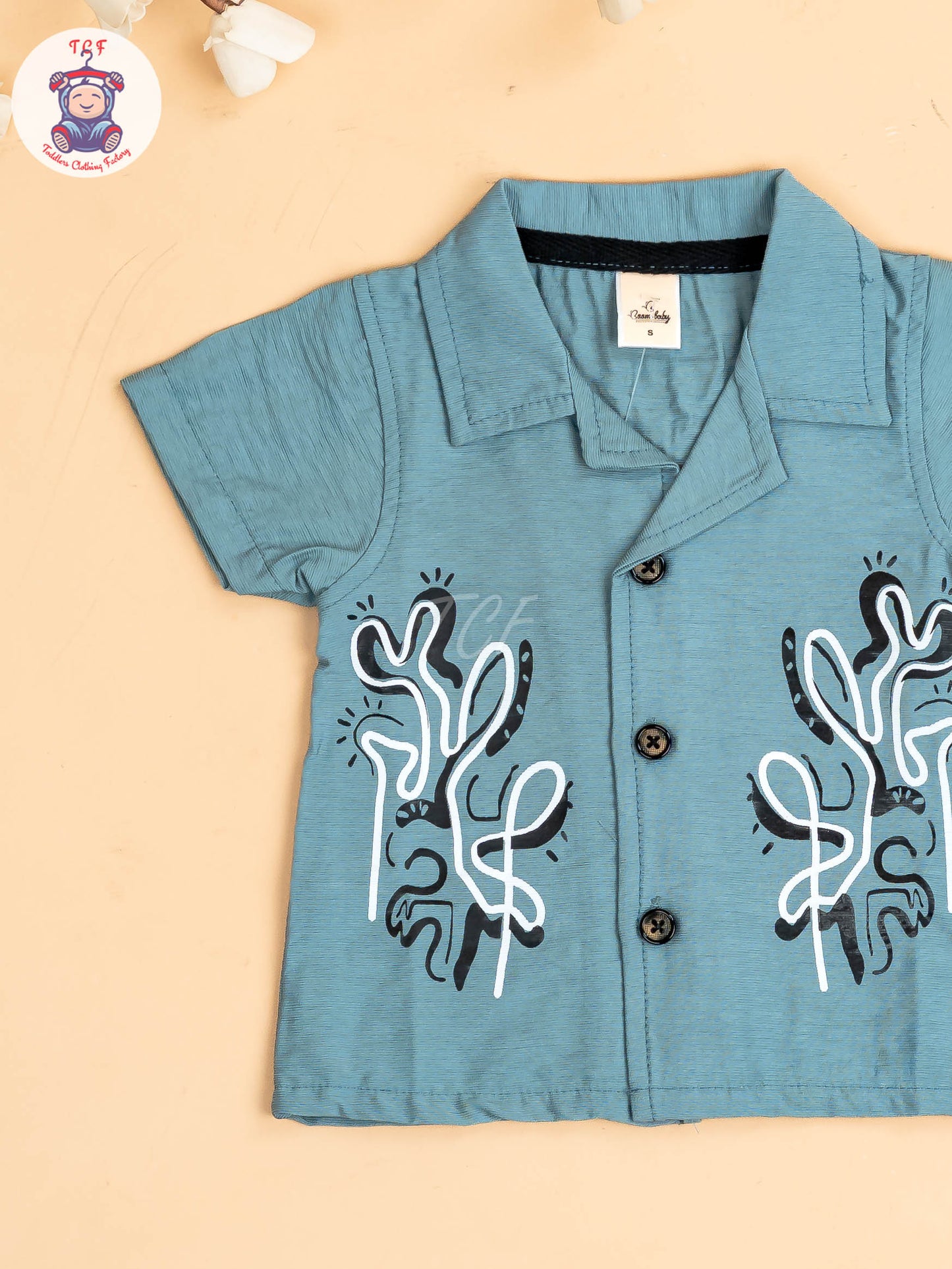Light Blue -Boys Readymade Shirts & Shorts