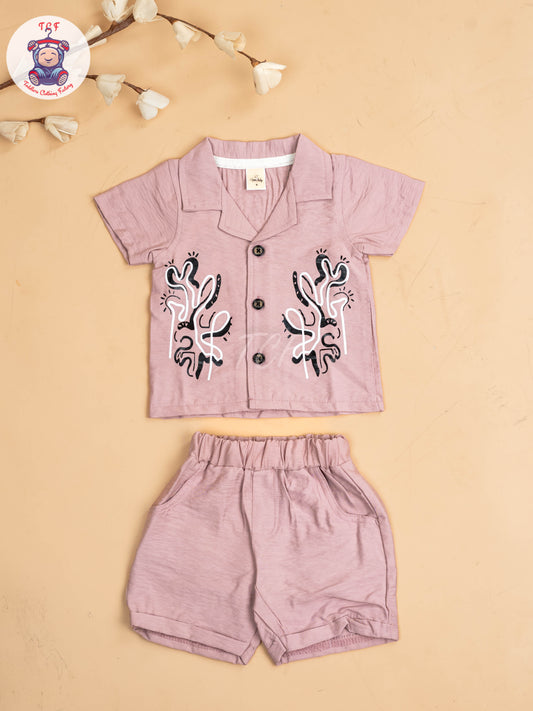Onion Pink  -Boys Readymade Shirts & Shorts