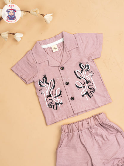 Onion Pink  -Boys Readymade Shirts & Shorts