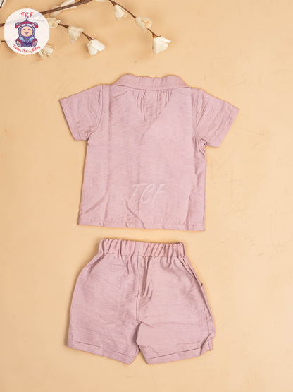 Onion Pink  -Boys Readymade Shirts & Shorts