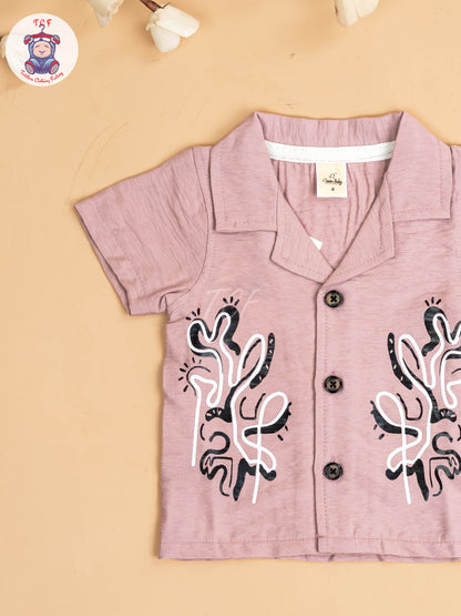Onion Pink  -Boys Readymade Shirts & Shorts