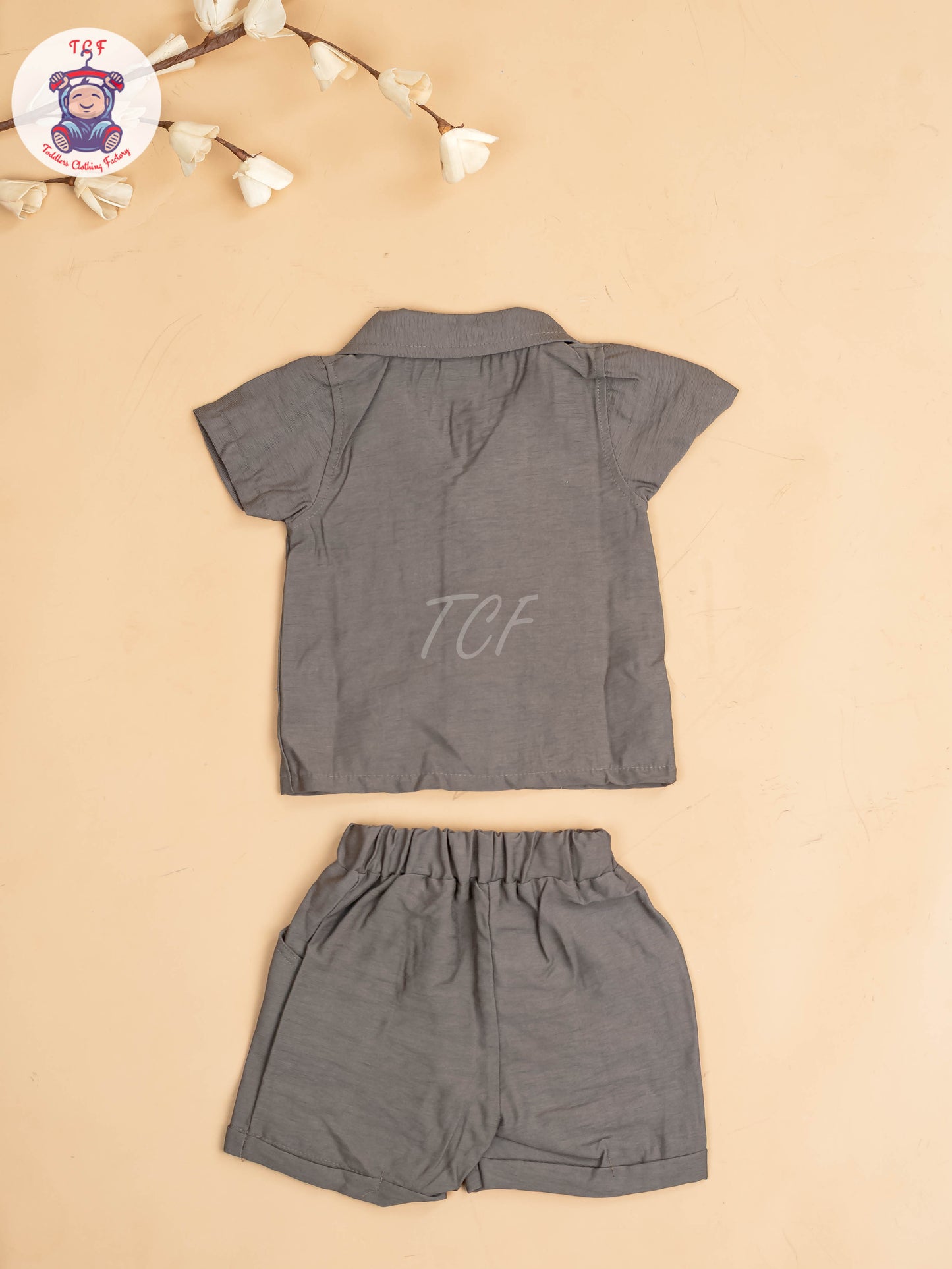 Brown - Boys Readymade Shirts & Shorts