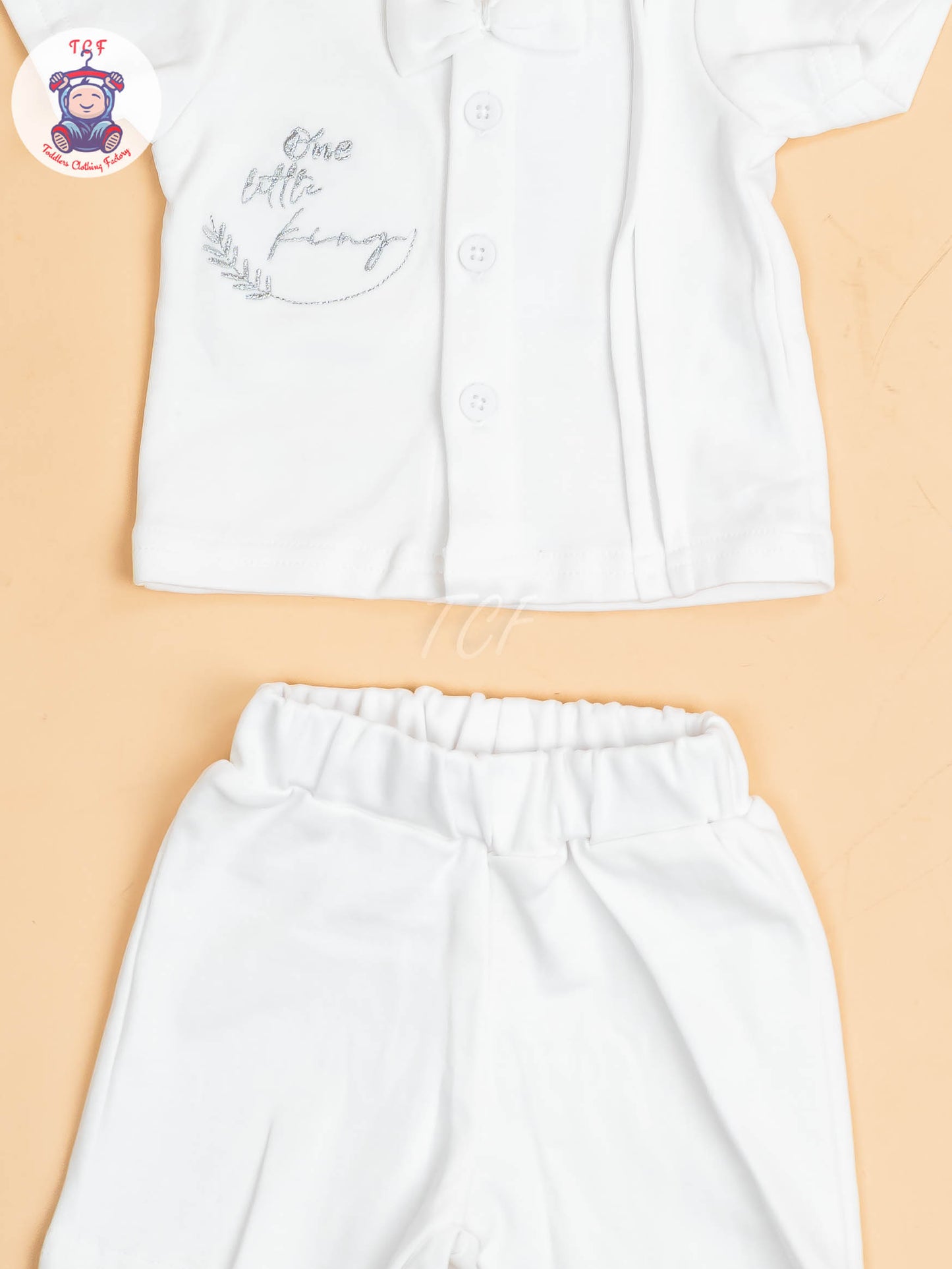 White - Boys Readymade Shirts & Shorts