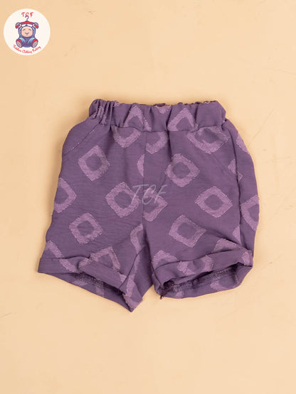 Purple - Boys Readymade Shirts & Shorts