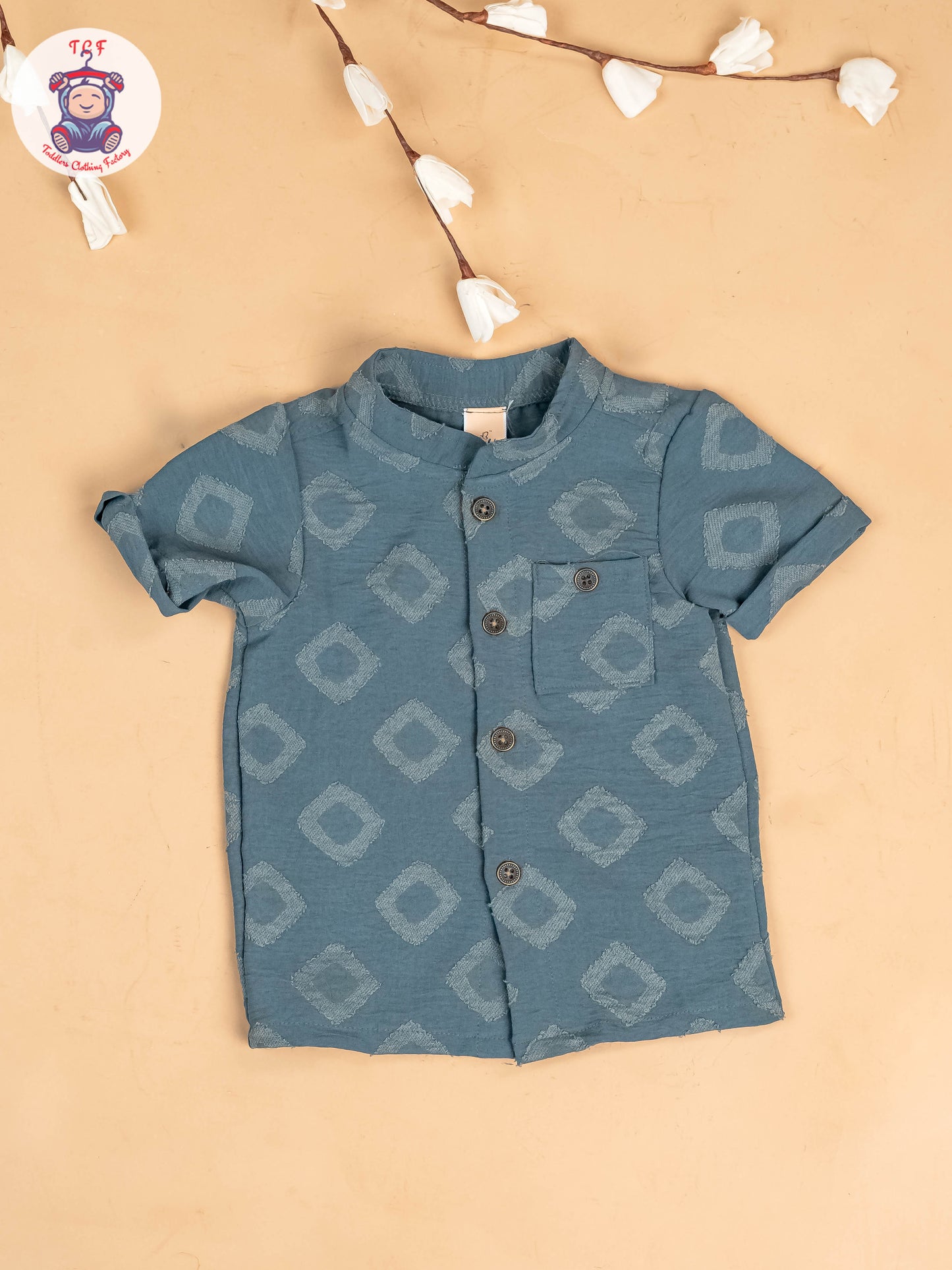 Light Green - Boys Readymade Shirts & Shorts