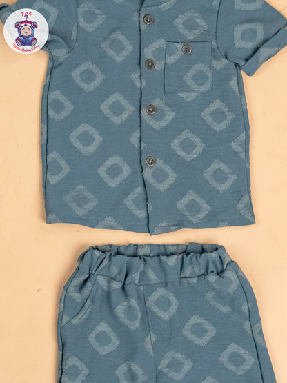 Light Green - Boys Readymade Shirts & Shorts
