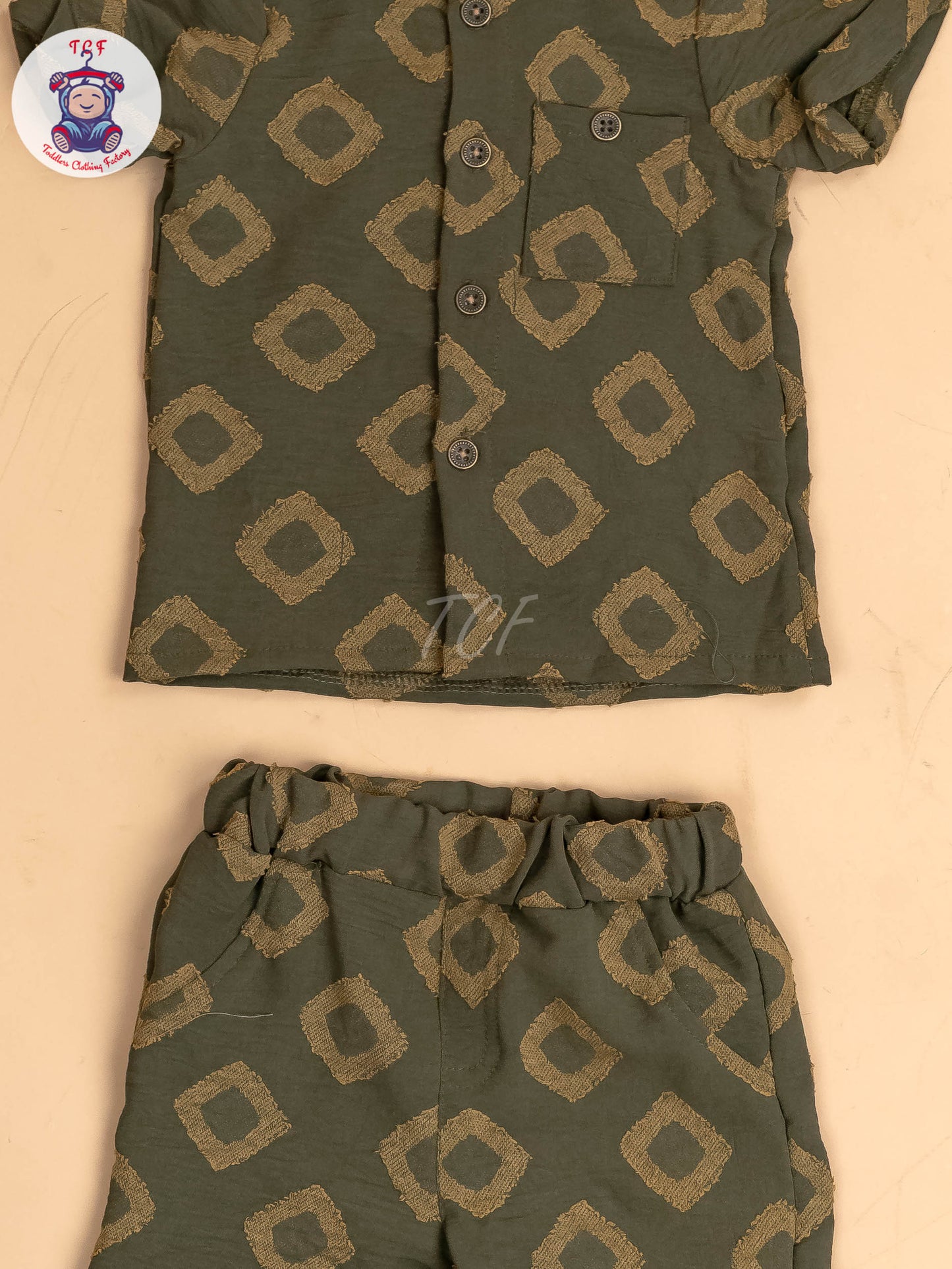 Light Green - Boys Readymade Shirts & Shorts