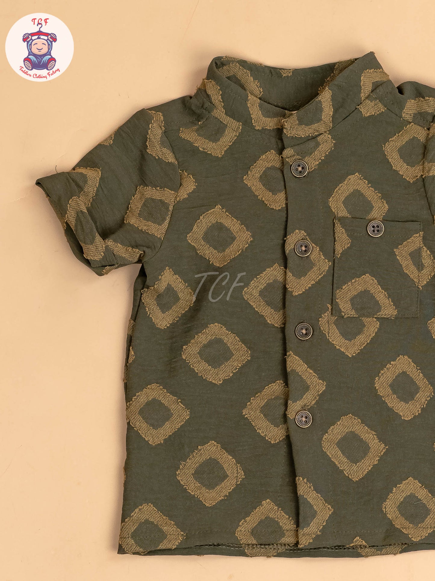 Light Green - Boys Readymade Shirts & Shorts