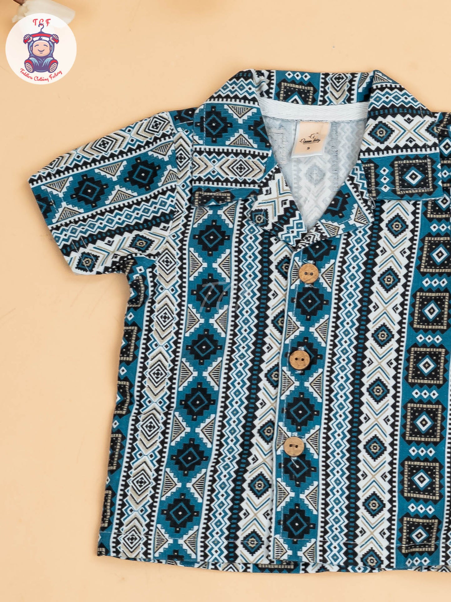 Blue & White - Boys Readymade Shirts & Shorts
