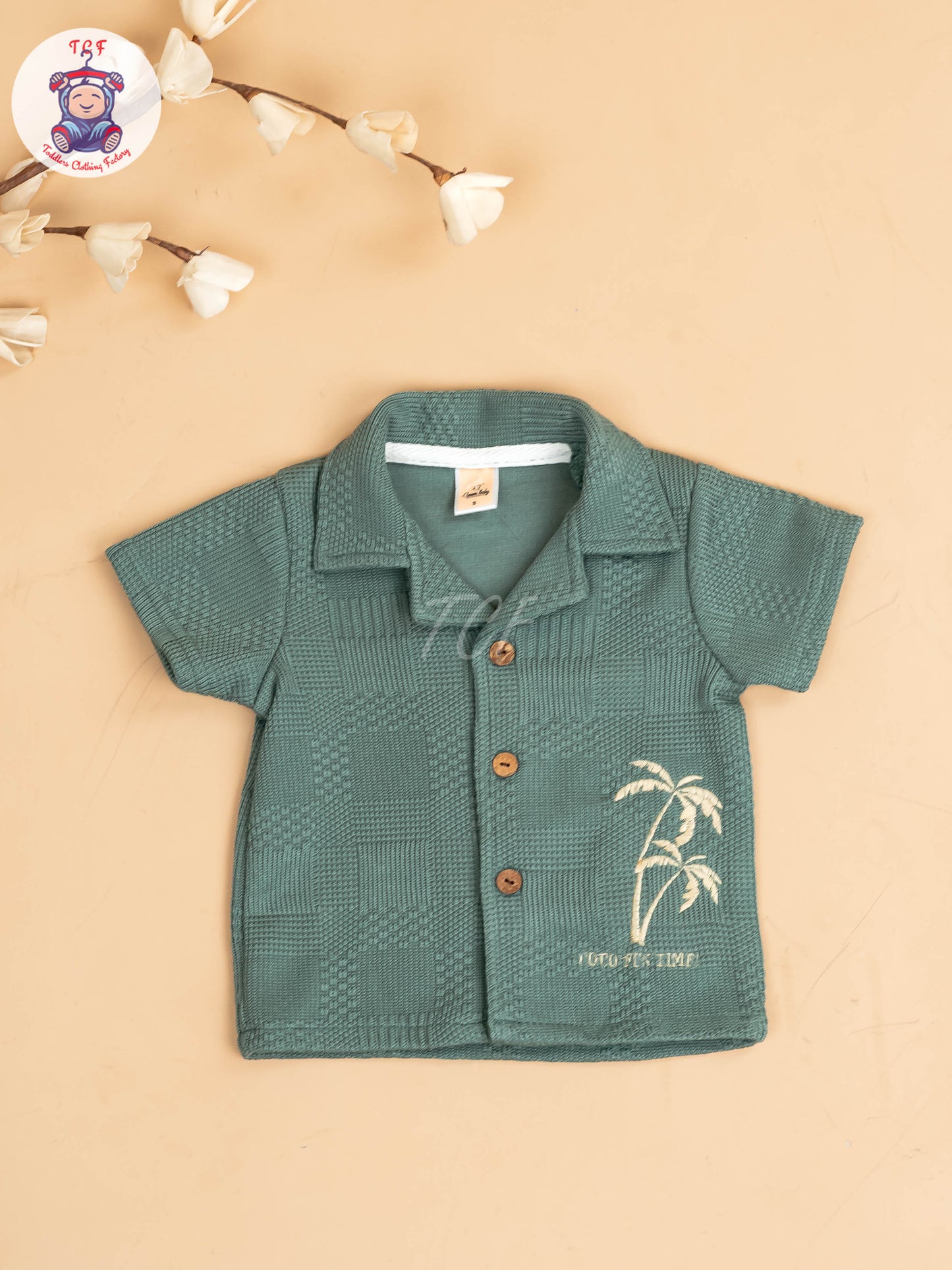 Green - Boys Readymade Shirts & Shorts