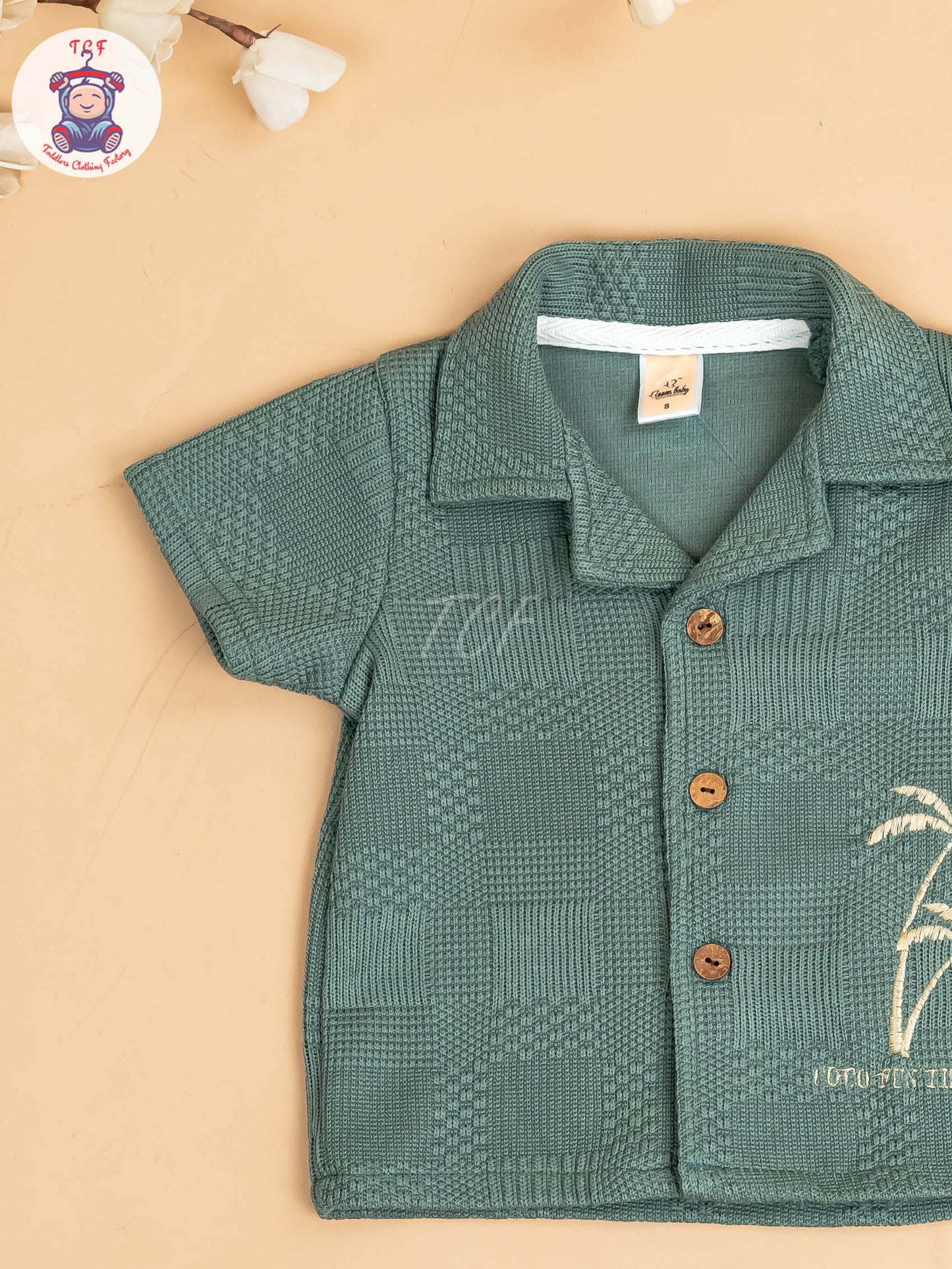 Green - Boys Readymade Shirts & Shorts