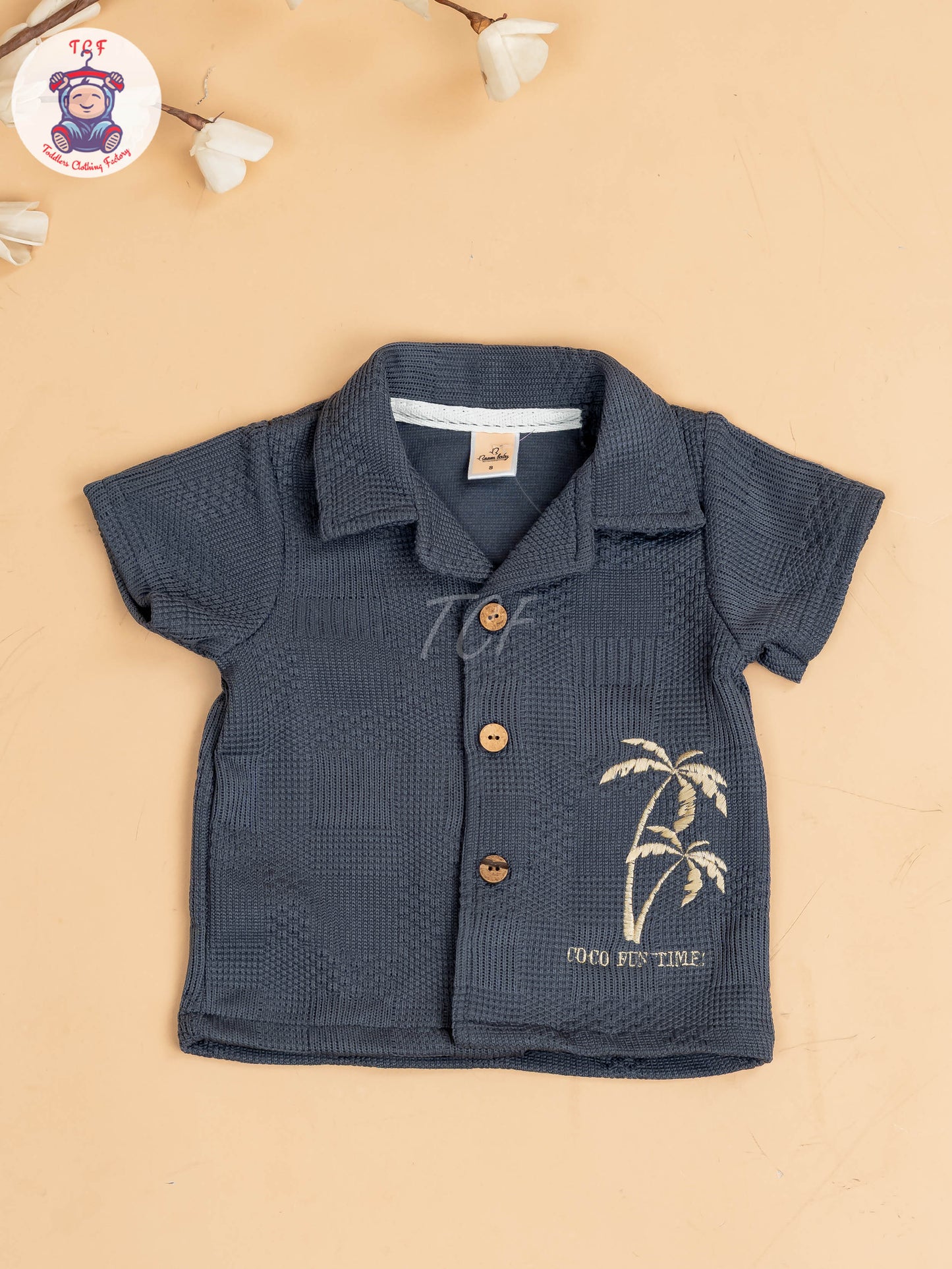 Grey - Boys Readymade Shirts & Shorts