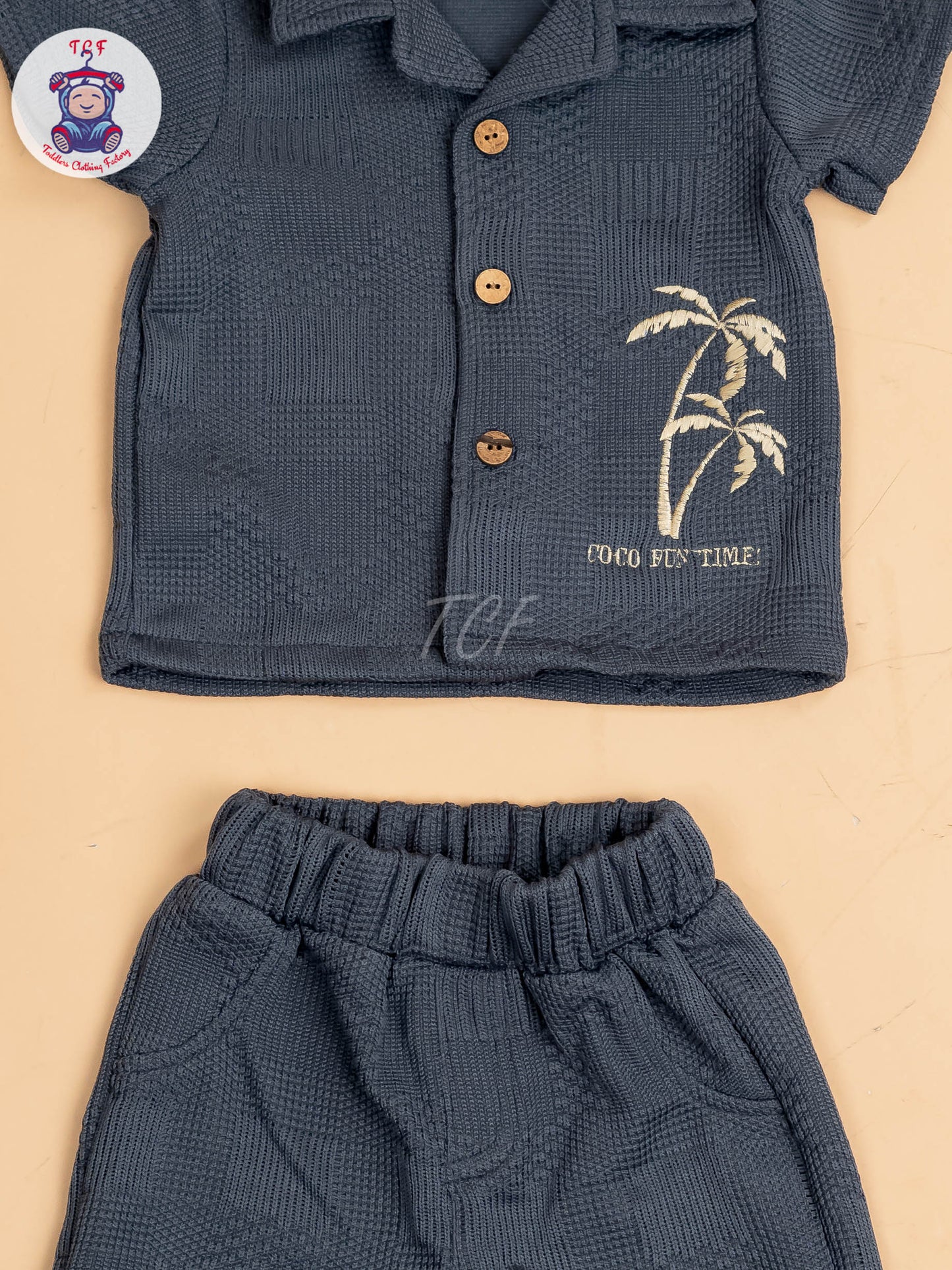 Grey - Boys Readymade Shirts & Shorts