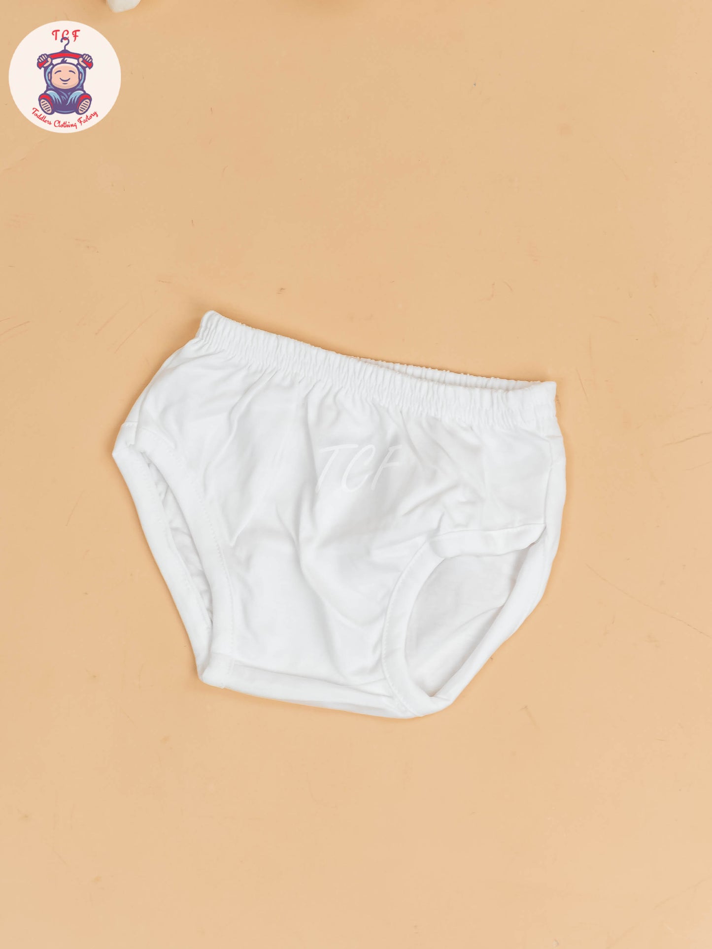 Orange & White - Girls Cotton Frock