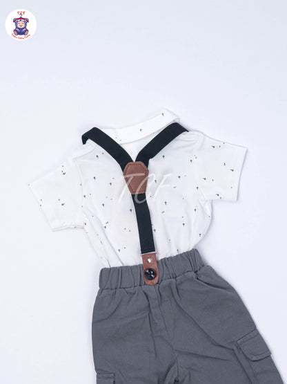 White & Grey - T-Shirts & Jumpsuits