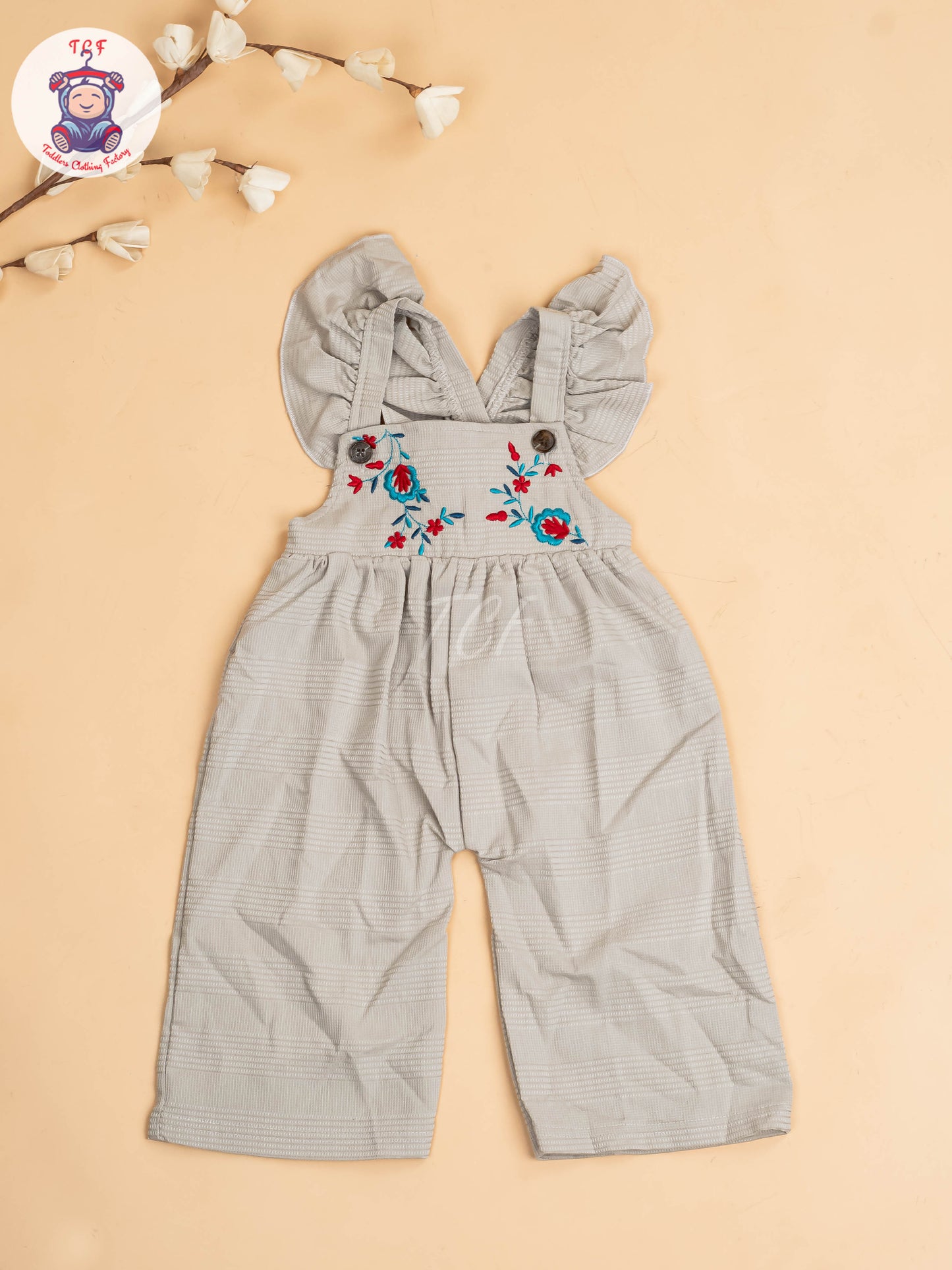 Cream - Girls Readymade Co-ords Sets