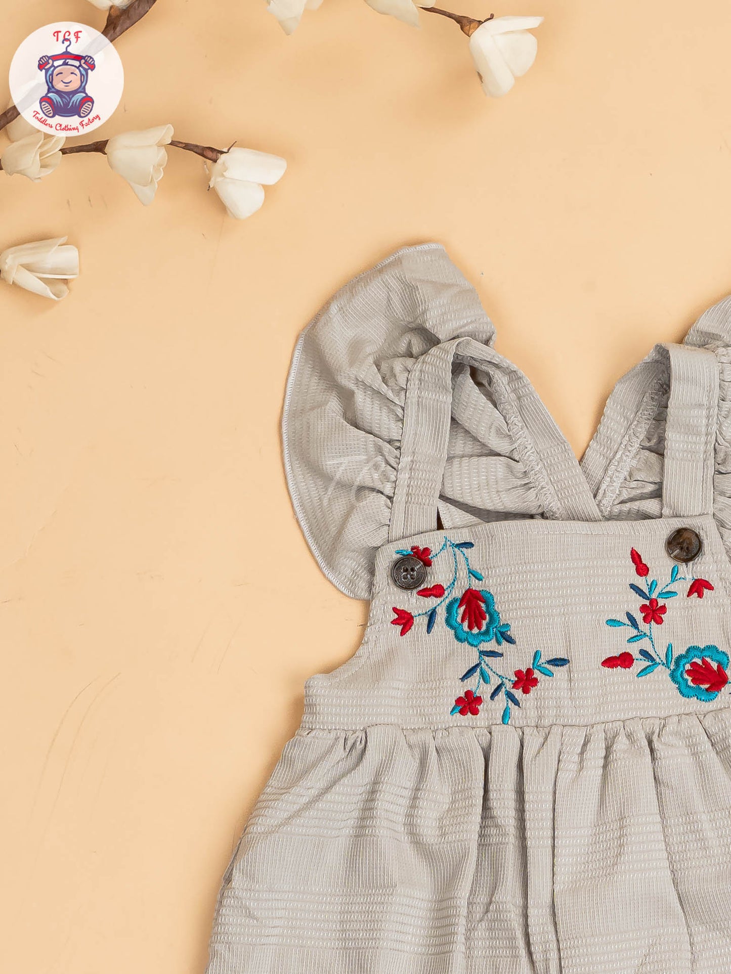 Cream - Girls Readymade Co-ords Sets