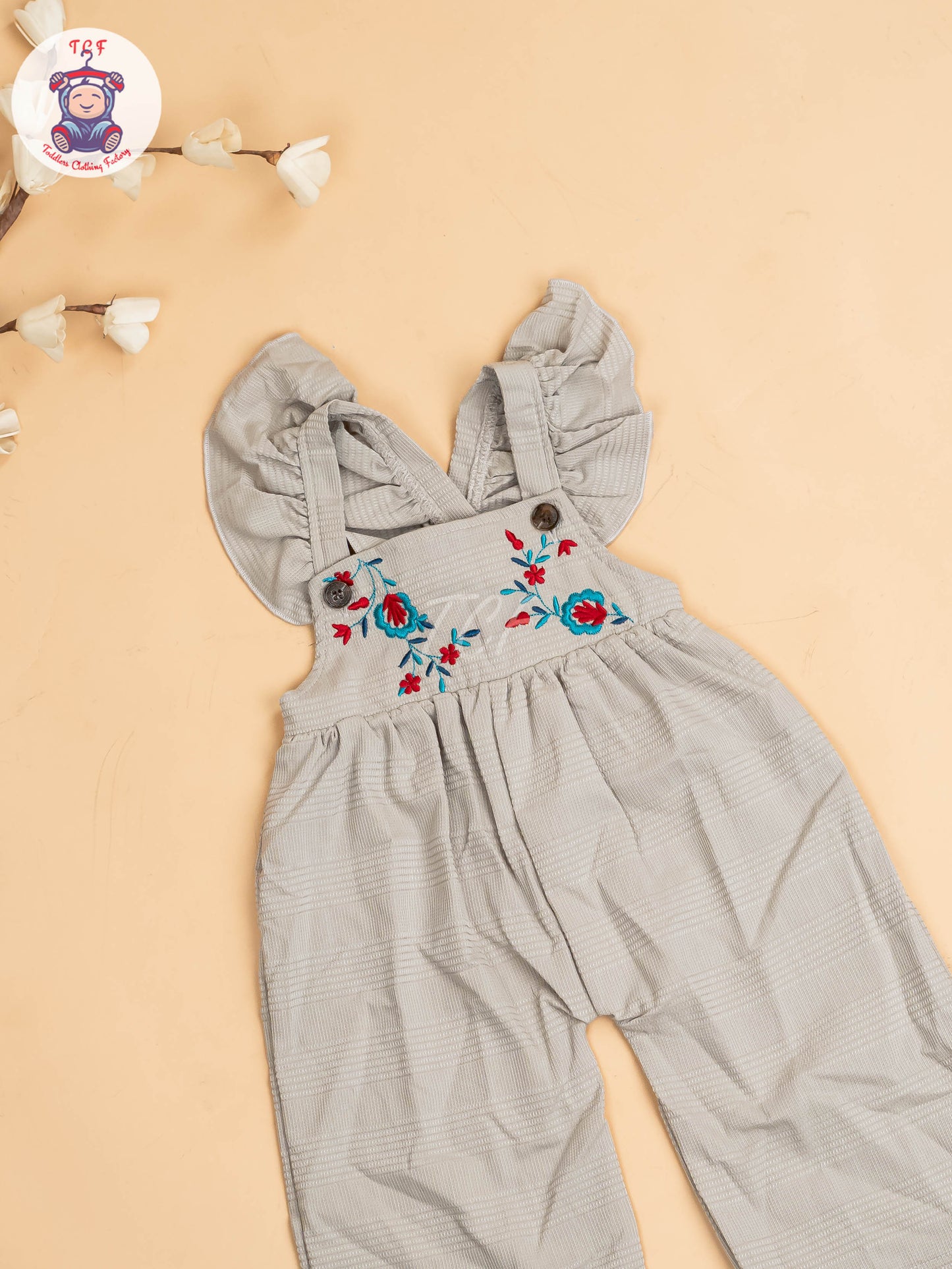 Cream - Girls Readymade Co-ords Sets