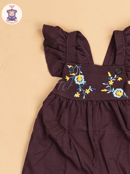 Wine - Girls Readymade Co-ords Sets