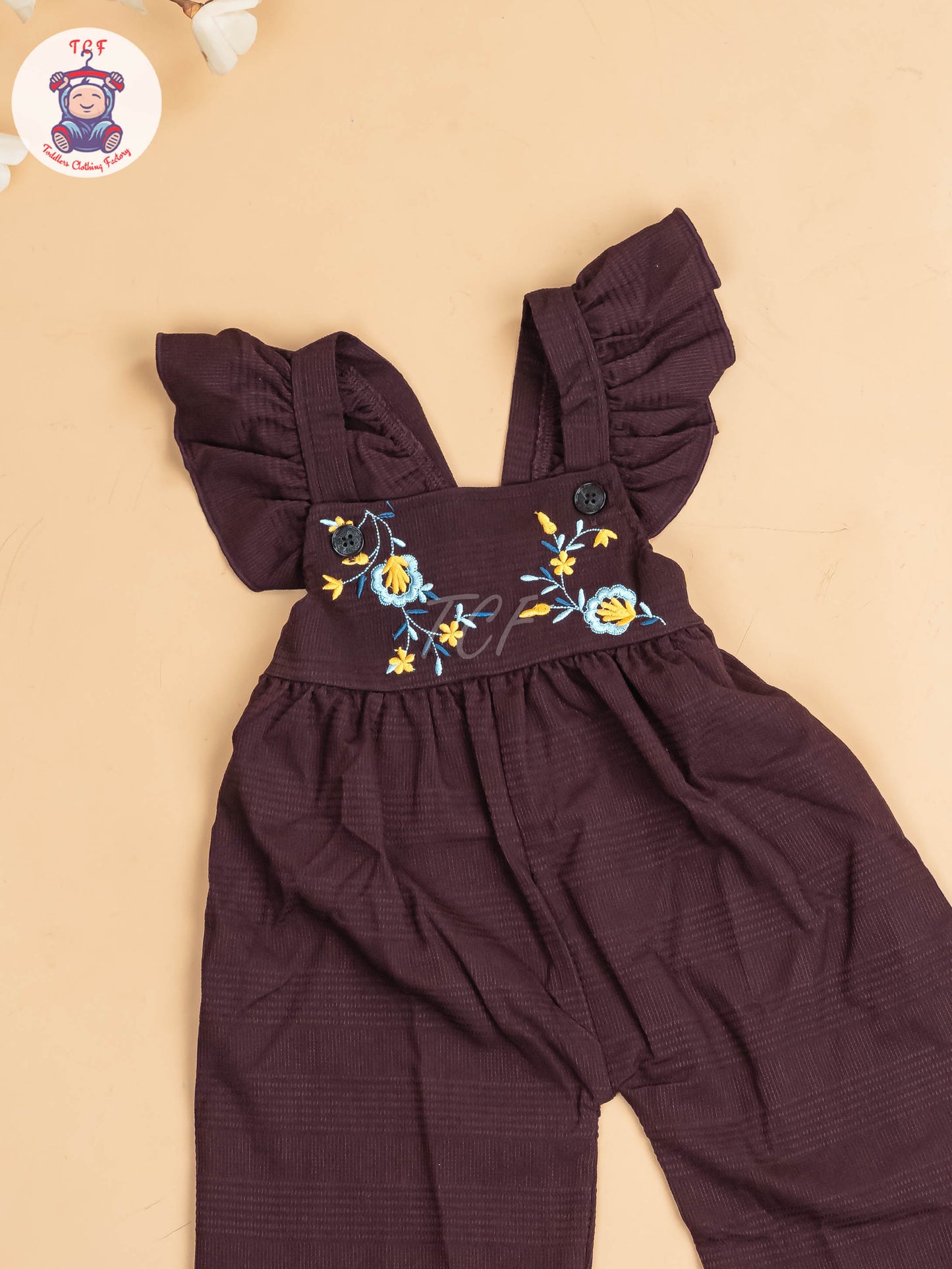 Wine - Girls Readymade Co-ords Sets