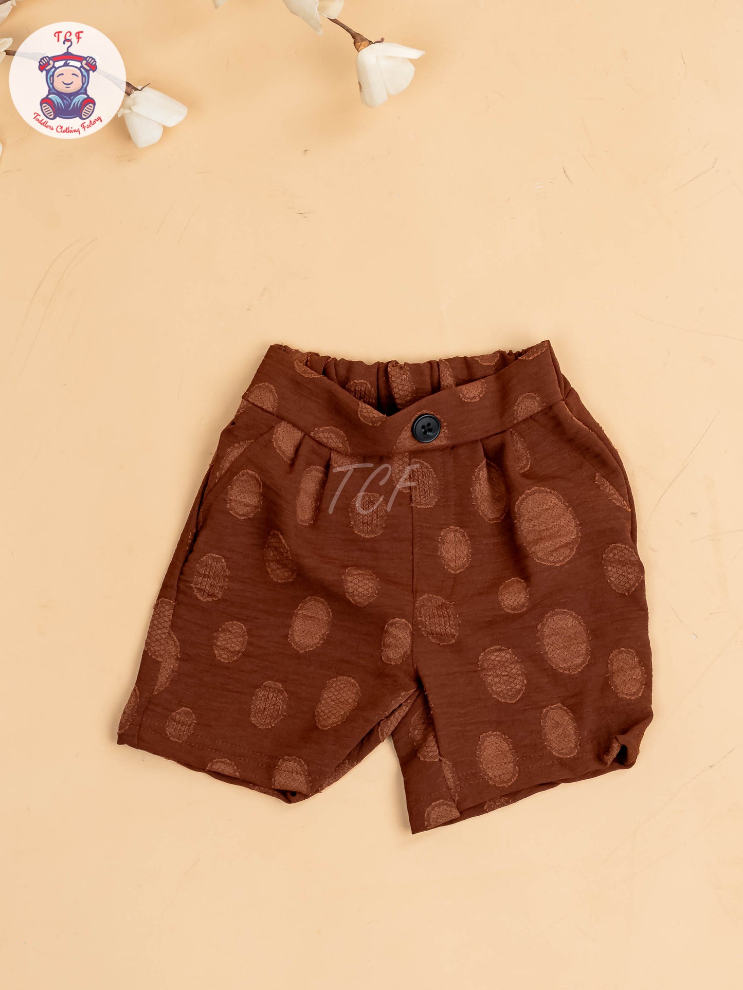 White & Brown - Girls Readymade Co-ords Sets