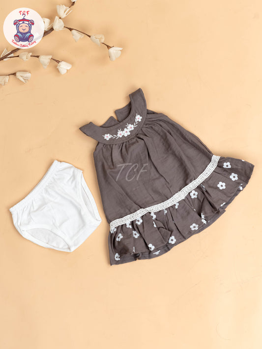 Lavender - Girls Cotton Frock