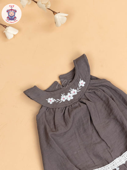 Lavender - Girls Cotton Frock