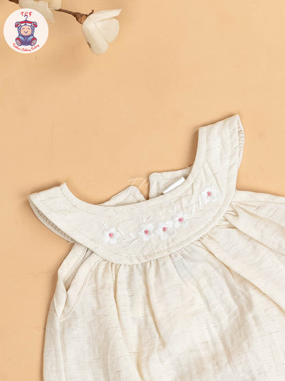 Half White - Girls Cotton Frock