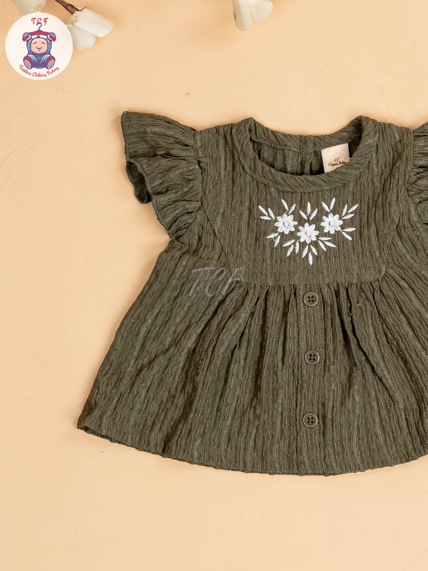 Leaf Green & White - Girls Co-ords Sets