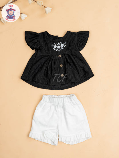 Black & White - Girls Co-ords Sets