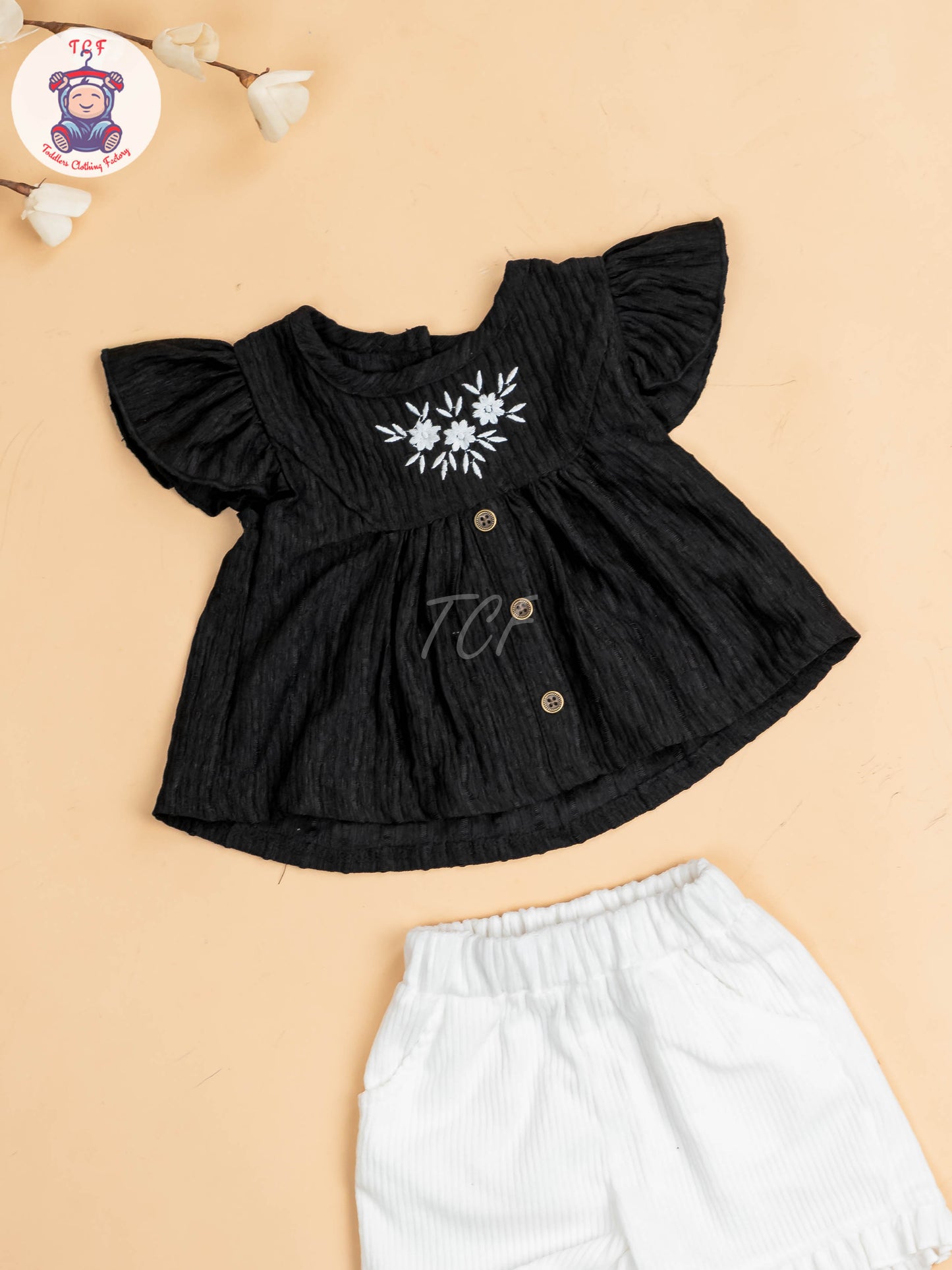 Black & White - Girls Co-ords Sets