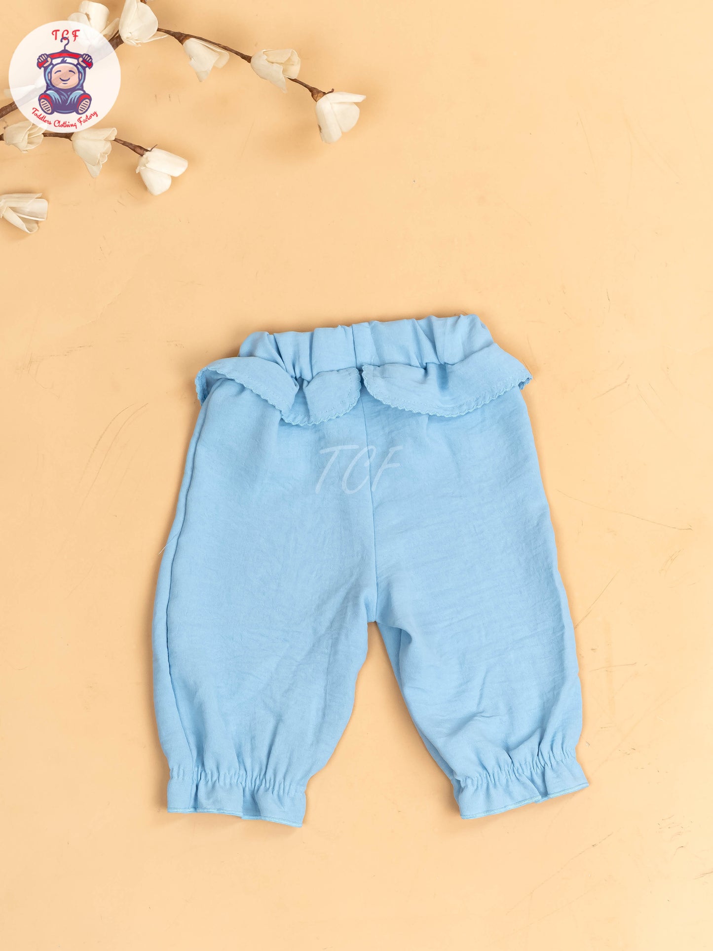White & Sky Blue - Girls Co-ords Sets