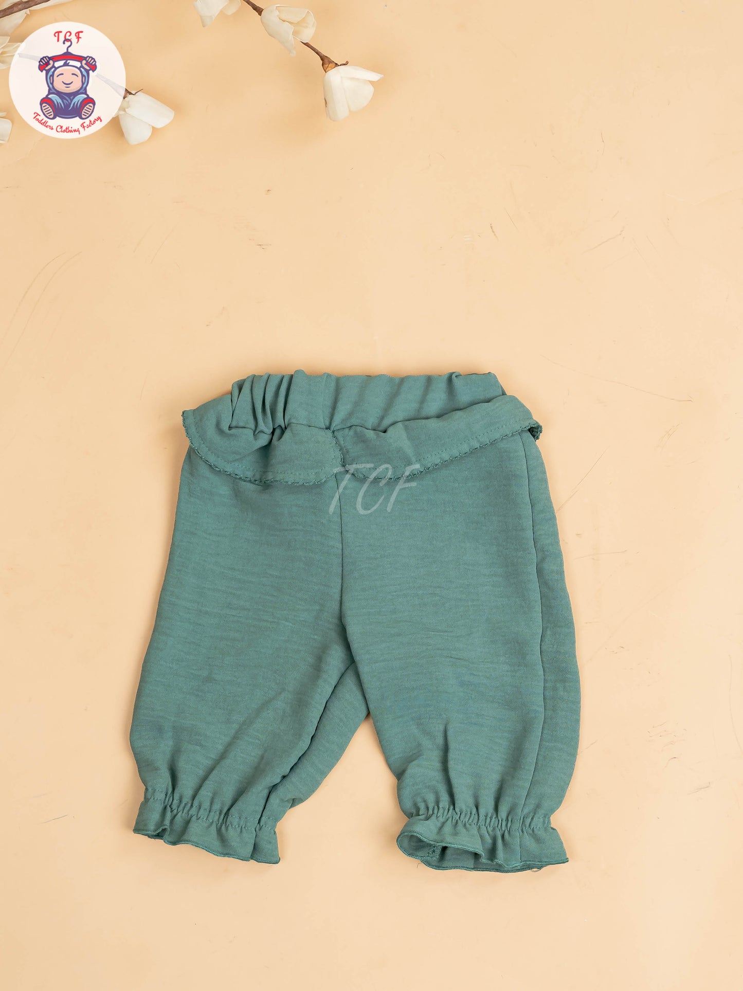 White & Light Green  - Girls Co-ords Sets