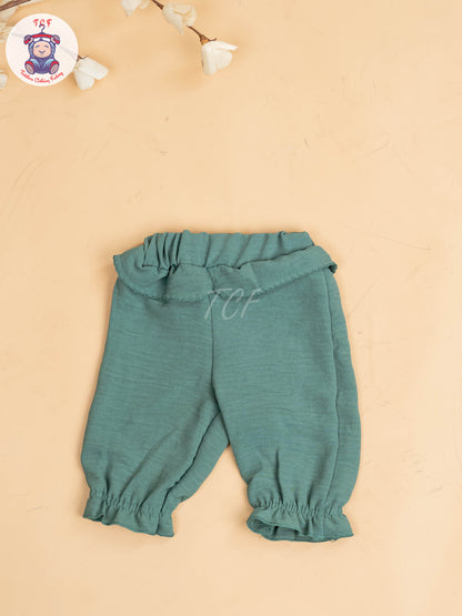 White & Light Green  - Girls Co-ords Sets
