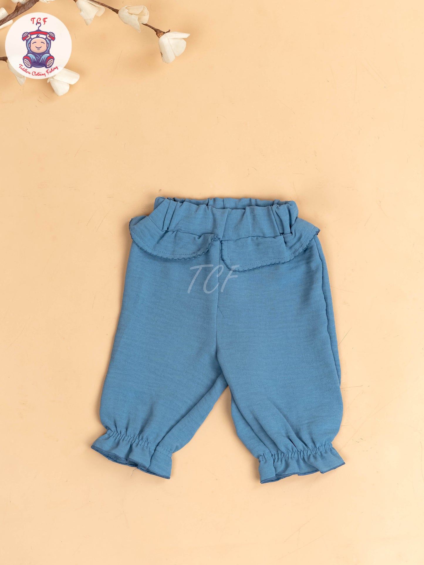 White & Light Blue  - Girls Co-ords Sets
